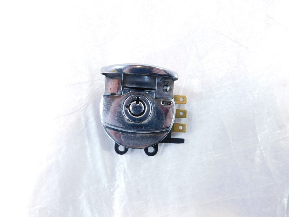 Harley Davidson Touring Dyna Wide Glide Chrome Ignition Switch Dash Lock -NO KEY