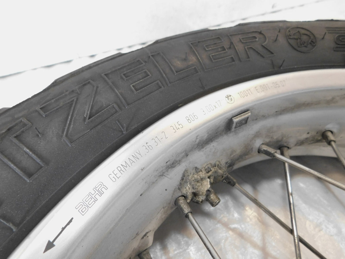 BMW F650GS Dakar & G650GS Sertao Spoked Laced Rear Wheel & Rim 3" x 17" - C3 Cycle