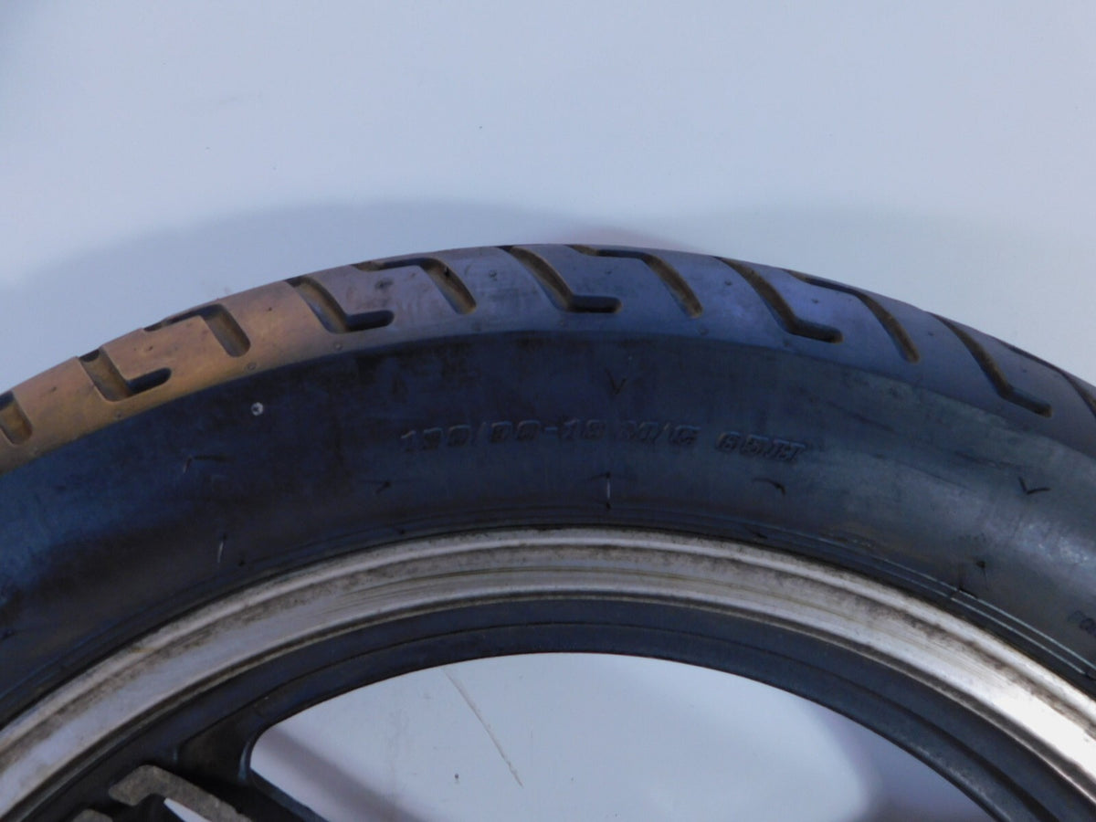 1983 83 Yamaha Venture Royale 1200 XVZ12 Front Black Cast Wheel Rim & Tire - C3 Cycle
