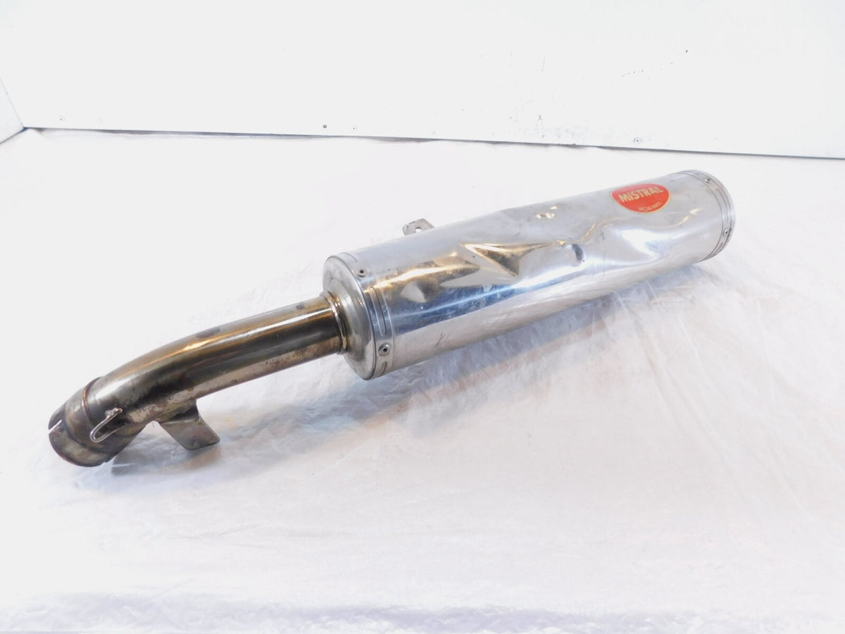 2006-2009 Moto Guzzi Norge 1200 IE Mistral Chrome Exhaust Muffler Silencer Pipe - C3 Cycle