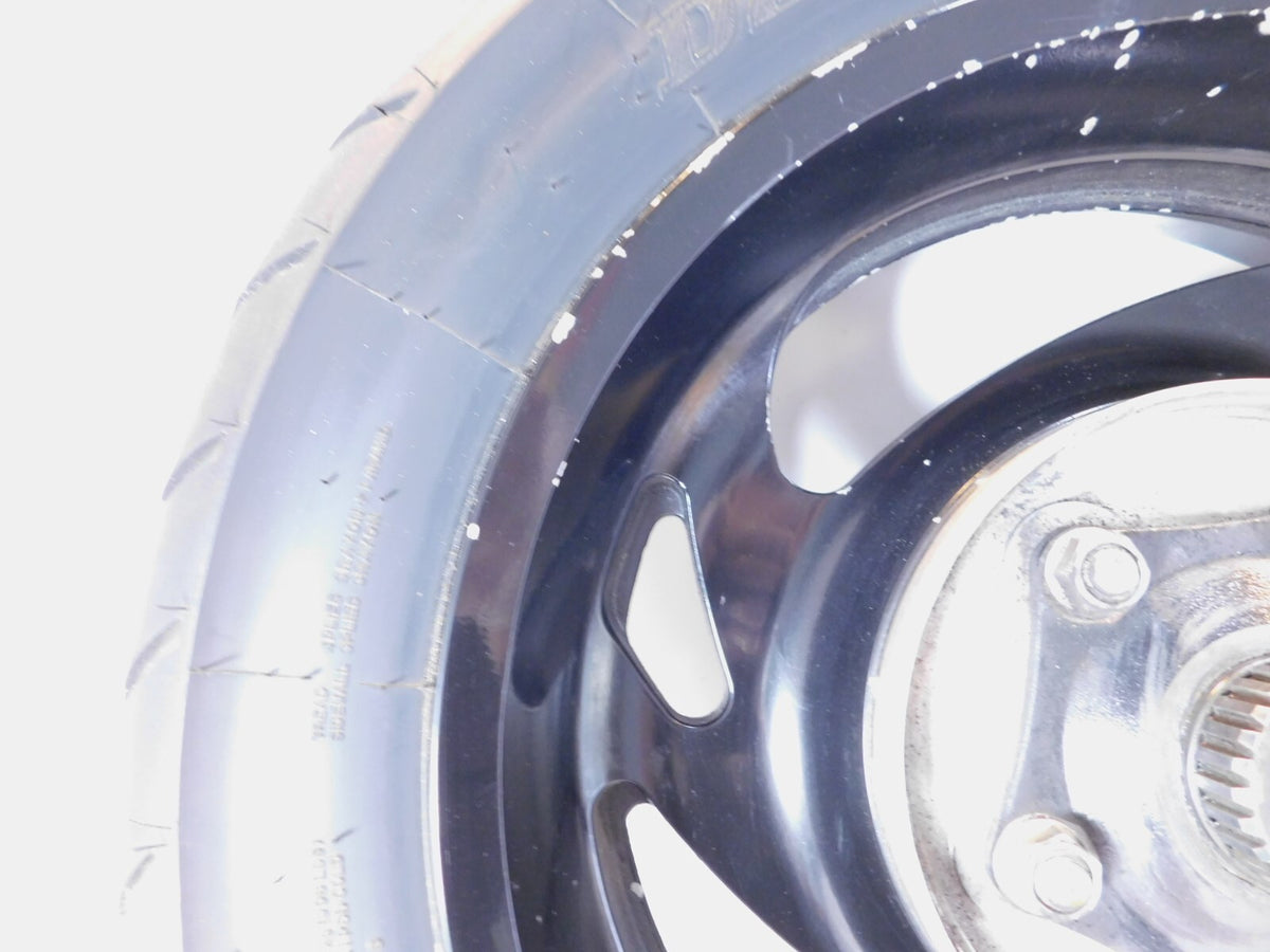 Honda VTX1800 VTX1800C VTX1800R Cast Black Rear Wheel Rim & Tire - 42650-MCH-010 - C3 Cycle