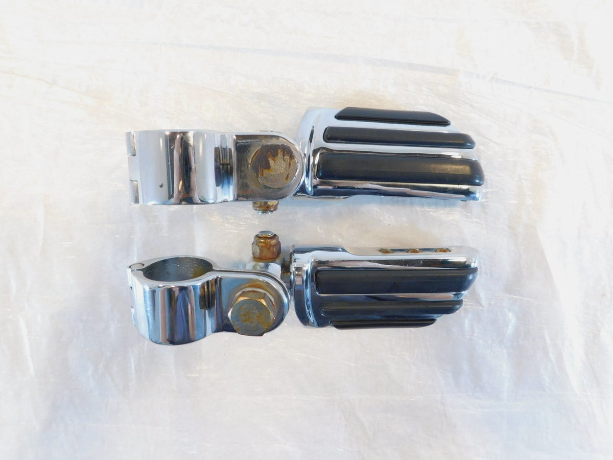 Harley Davidson Electra Glide & Road King Adjustable Highway Footrest Footpegs - C3 Cycle