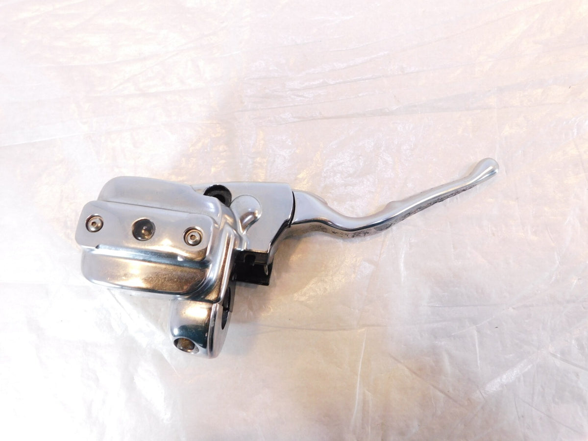 Harley Road King Electra Glide 11/16 Chrome Front Brake Master Cylinder w/ Cover - C3 Cycle