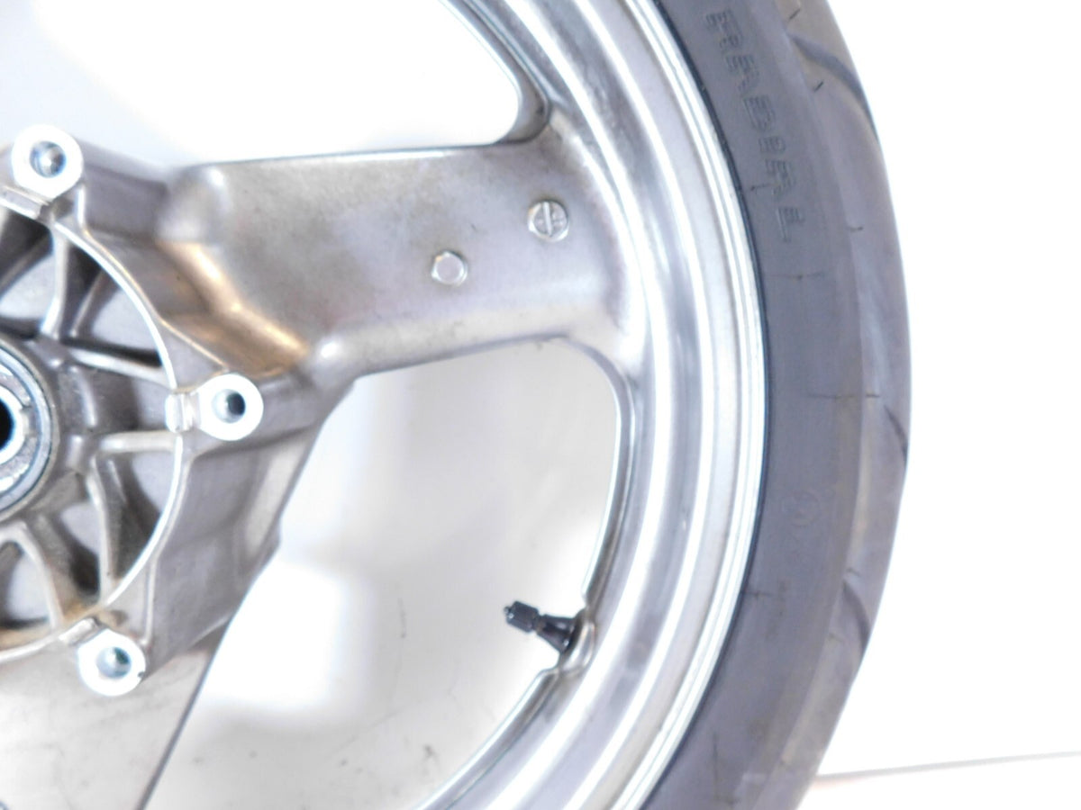1991-2003 Honda ST1100 & ST1100P Police 1100 Silver Cast Front Wheel Rim w/ Tire - C3 Cycle