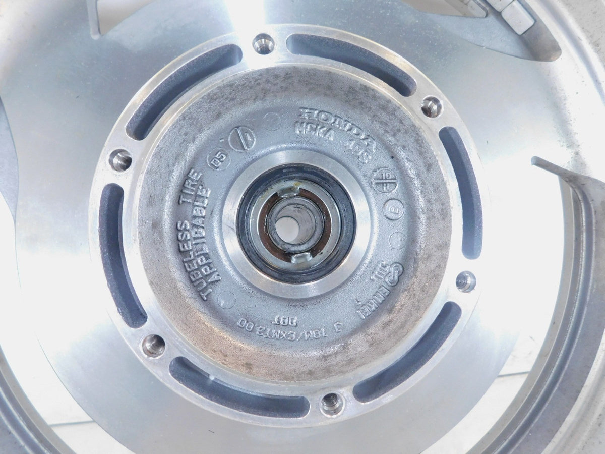 Honda Shadow 1100 VT1100 VT1100C VT1100C2 Sabre Silver Front Wheel Rim - Bent - C3 Cycle
