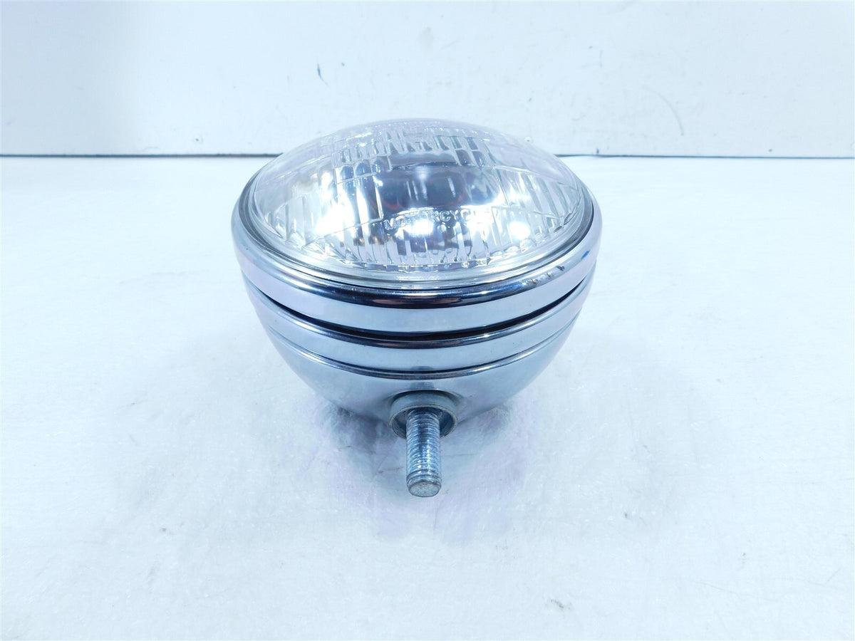 Harley Davidson Ironhead Sportster 1000 Front Headlight Headlamp & Chrome Bucket - C3 Cycle