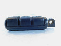 One Harley Touring FXR Dyna Sportster & Softail Black Rubber Footpeg Footrest