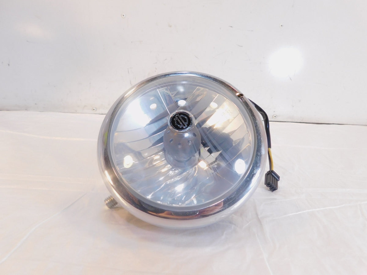 Harley Davidson Dyna Low Rider V-Rod Black Headlamp Headlight & Bucket Housing - C3 Cycle