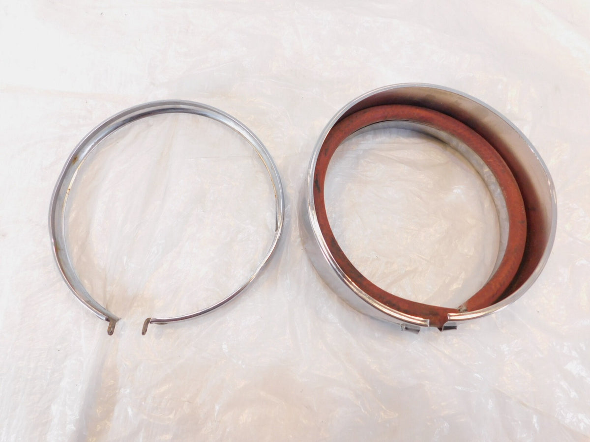 Harley Davidson Ironhead Sportster & 883 1200 Front Headlight Retaining Rings - C3 Cycle