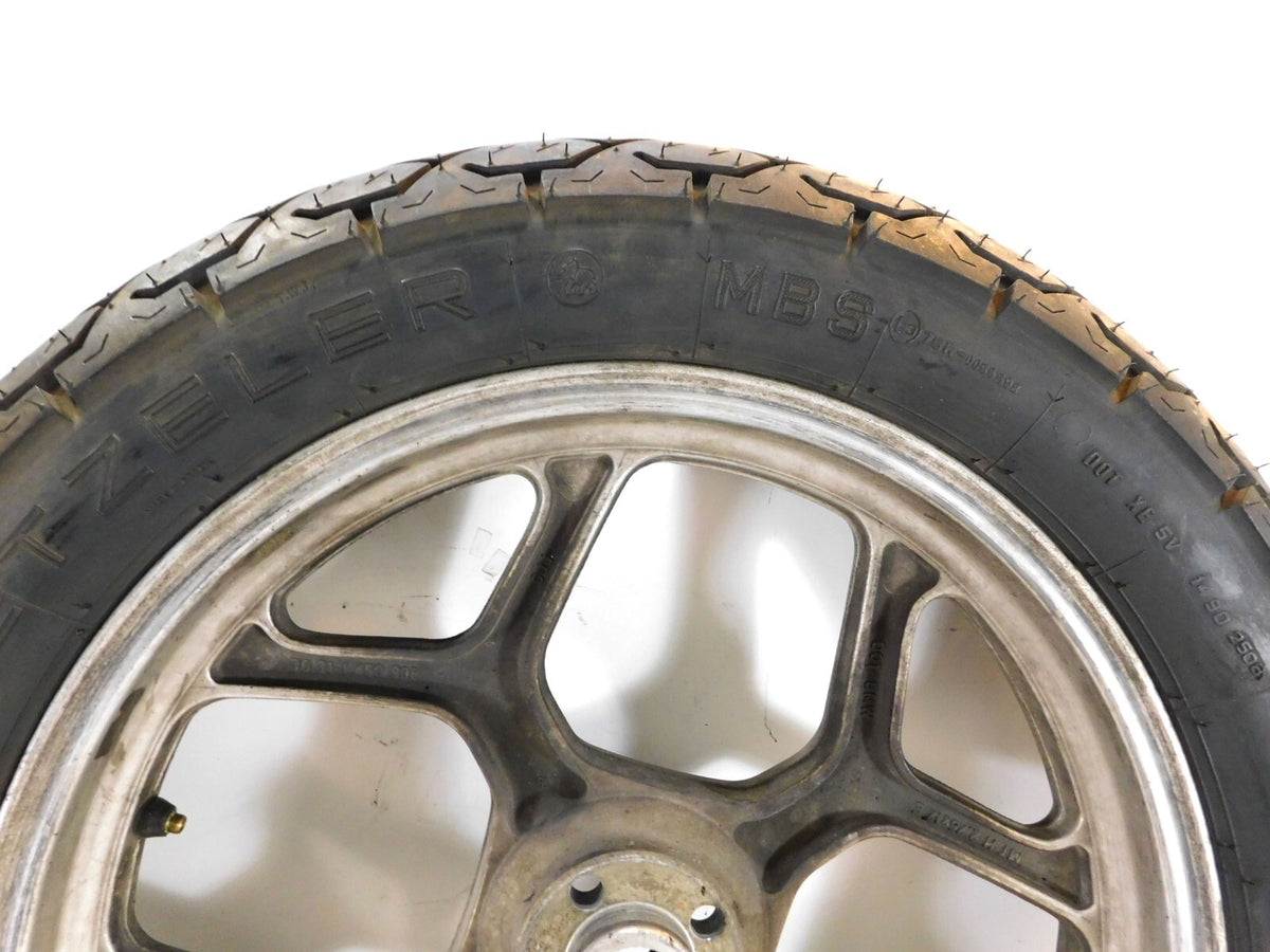 BMW K75 K75S K75RT K75T & K100 K100LT K100RS Silver Cast Rear Wheel Rim 2.75x17" - C3 Cycle