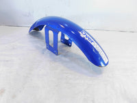 Harley Davidson Sportster 883 & 1200 Blue Front Wheel Cover Fender - Dented - C3 Cycle
