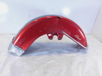 Harley Davidson EVO Touring Electra Glide Red & Black Front Wheel Cover Fender - C3 Cycle
