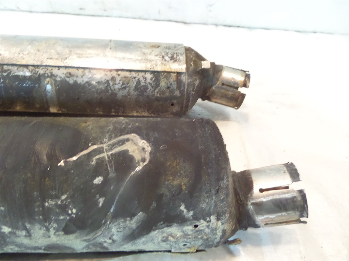 Honda GL1800 Goldwing 1800 OEM Exhaust Pipe Silencer Mufflers Cans w/ Tailpieces - C3 Cycle