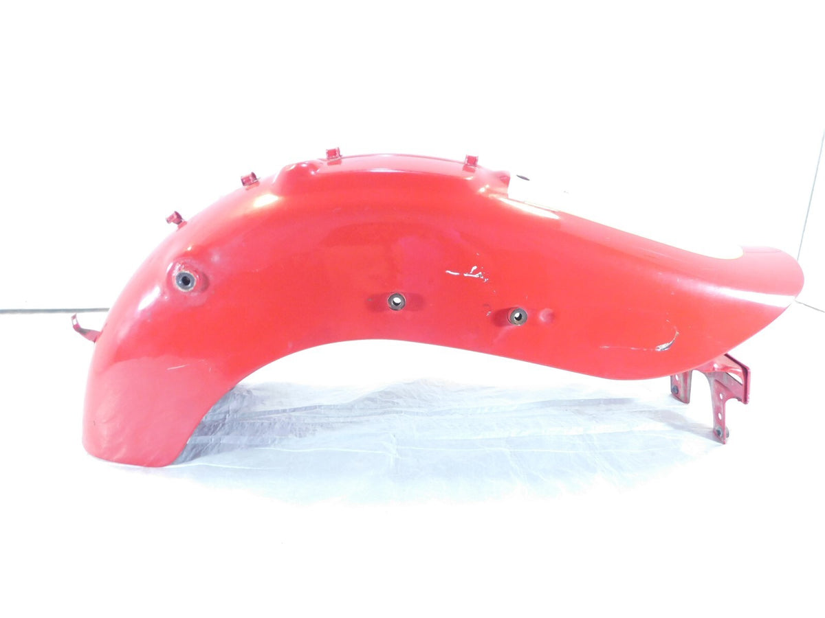 1998-2007 Honda VT1100 Shadow 1100 Red & White Rear Wheel Mudguard Cover Fender - C3 Cycle