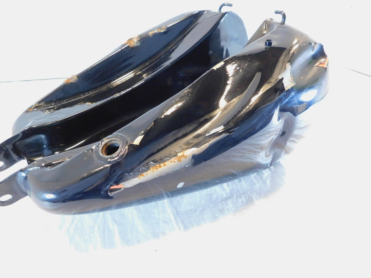 10-17 Harley Davidson Dyna Wide Glide & Street Bob Black Fuel Gas Tank - DENTED - C3 Cycle