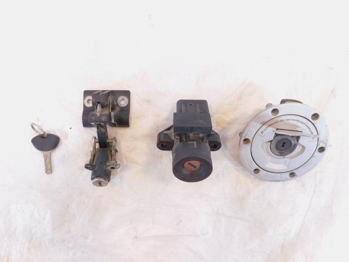 2006-2008 BMW K1200GT Ignition Switch Seat Steering Lock & Fuel Tank Cap Key Set - C3 Cycle