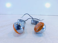 1986-2003 Suzuki Savage 650 LS650 Front Indicator Turn Signal Lights & Mounts - C3 Cycle