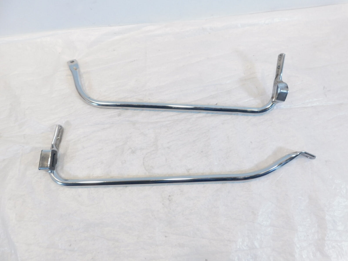 Harley Davidson Road King & Street Glide Left & Right Chrome Saddlebag Bracket - C3 Cycle
