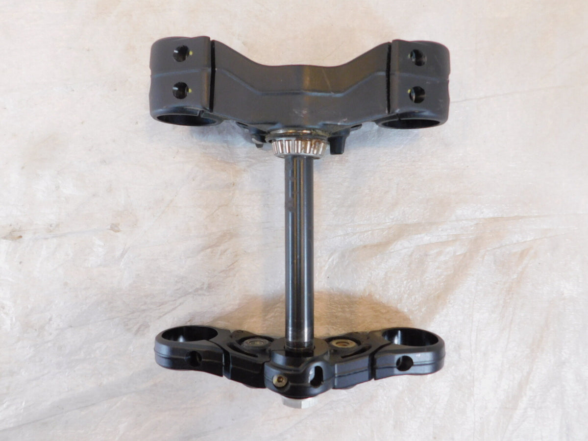 2019-2020 Aprilia SL900 Shiver 900 Black Front Fork Steering Stem Triple Trees - C3 Cycle
