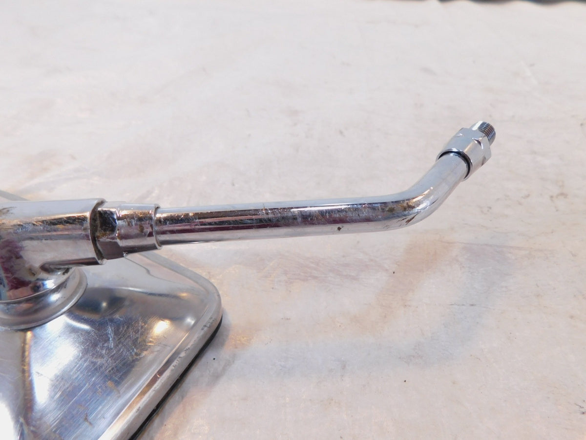 1985-1987 Honda Rebel 250 & 450 Chrome Left Rear View Side Mirror & Mount Stem - C3 Cycle