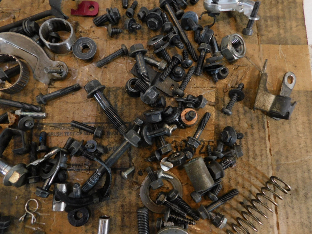 2017 17 Yamaha YW50 Zuma 50 50F Nuts Bolts & Brackets Hardware Box Parts Lot - C3 Cycle