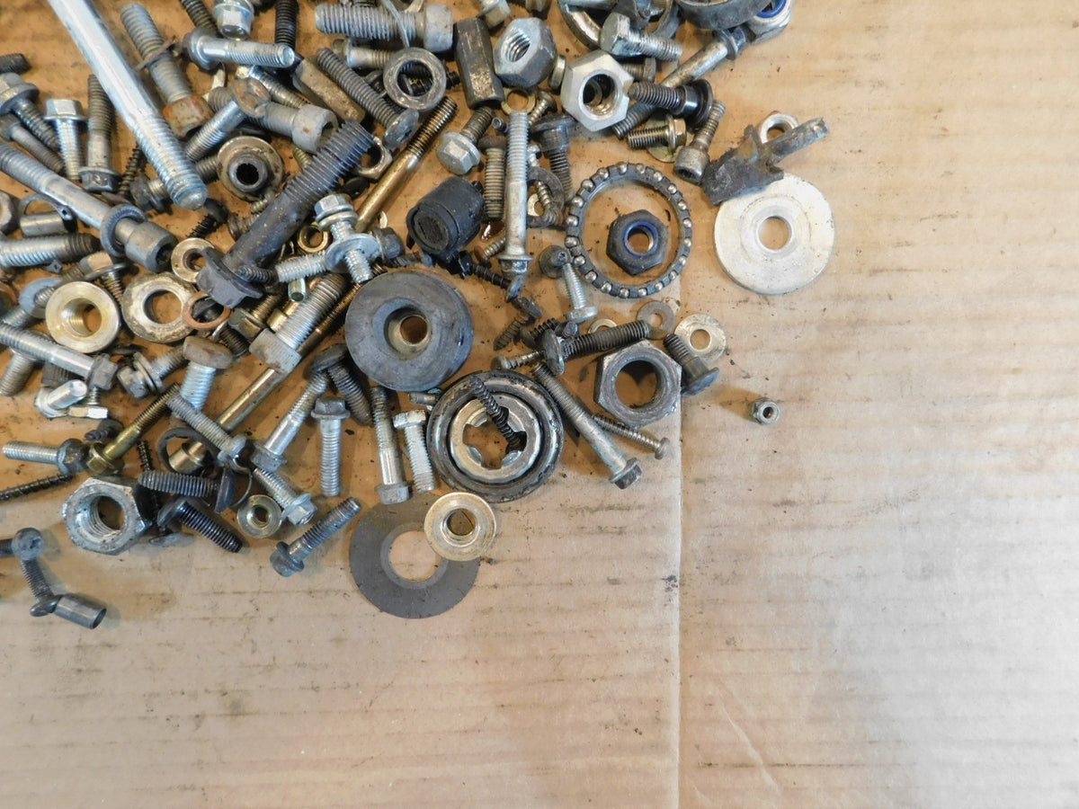 2012 12 Piaggio Vespa LX 50 Miscellaneous Engine Nuts Bolts Brackets Parts Lot - C3 Cycle