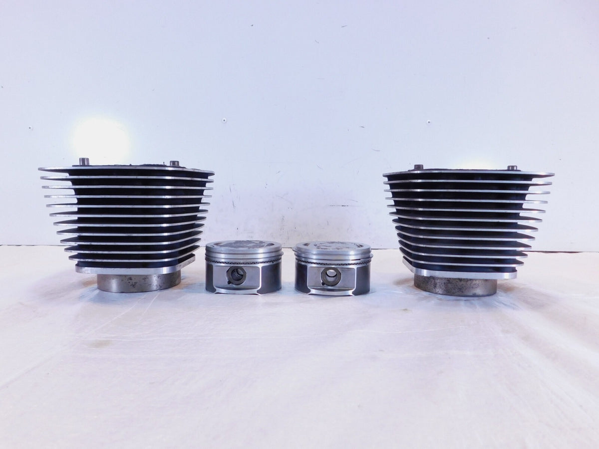 Harley Davidson Twin Cam Touring Dyna & Softail Engine Pistons & Black Cylinders - C3 Cycle