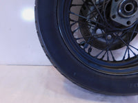 Harley Dyna Softail & Sportster 883 & 1200 Black Laced Rear Wheel Rim & Tire