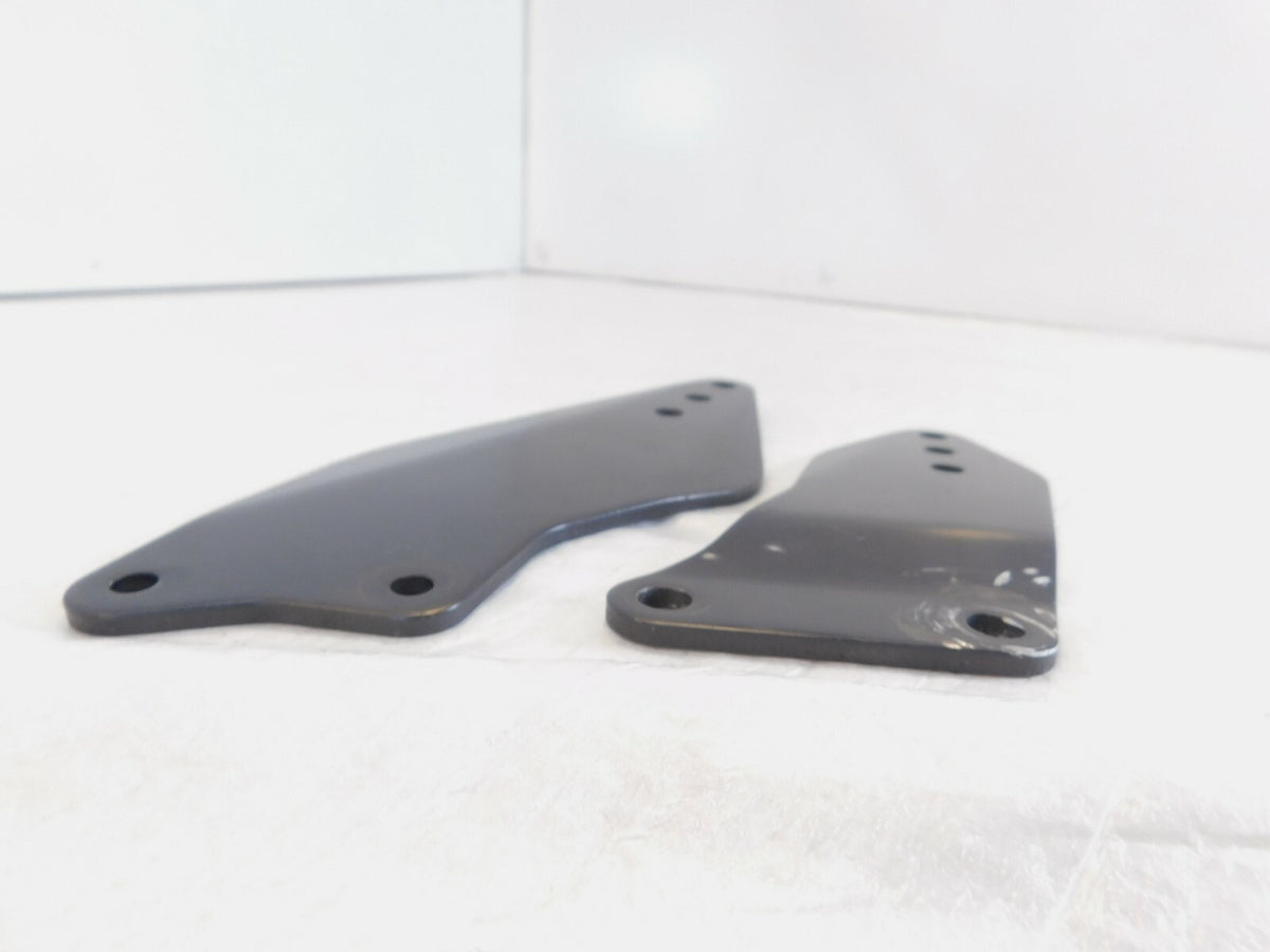 08-10 Kawasaki Ninja ZX-10R Left/Right Front Footrest Foot Peg Heel Guard Fins - C3 Cycle