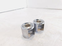 1986 1987 Harley Davidson Sportster XLH 1100 Chrome Upper Top Shock Bolt Covers - C3 Cycle