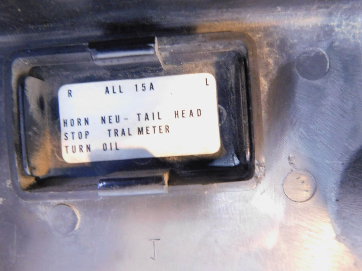 1983-1985 Honda CB650 CB650SC Nighthawk 650 Front Fuse Panel Junction Cover Box - C3 Cycle