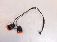 Harley Davidson V-Rod VRod VRSC & Sportster XR1200 Black Turn Signal Indicators - C3 Cycle