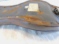 1957-1978 Harley Davidson Sportster 900 & 1000 Brown Leather Front & Rear Seat - C3 Cycle