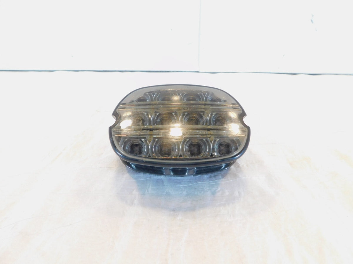 Harley Davidson Road Street Glide Smoked Rear Tail Brake Lamp Light w/ Backplate - C3 Cycle