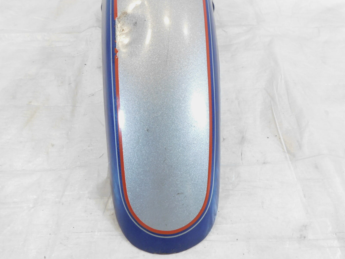 Harley Davidson Sportster 883 & 1200 Silver & Blue Front Wheel Cover Fender - C3 Cycle