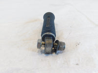 One Harley Touring FXR Dyna Sportster & Softail Black Rubber Footpeg Footrest - C3 Cycle