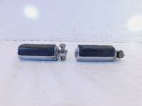 Harley Touring FXR Dyna Sportster Softail ISO Chrome & Rubber Footpegs Footrests - C3 Cycle