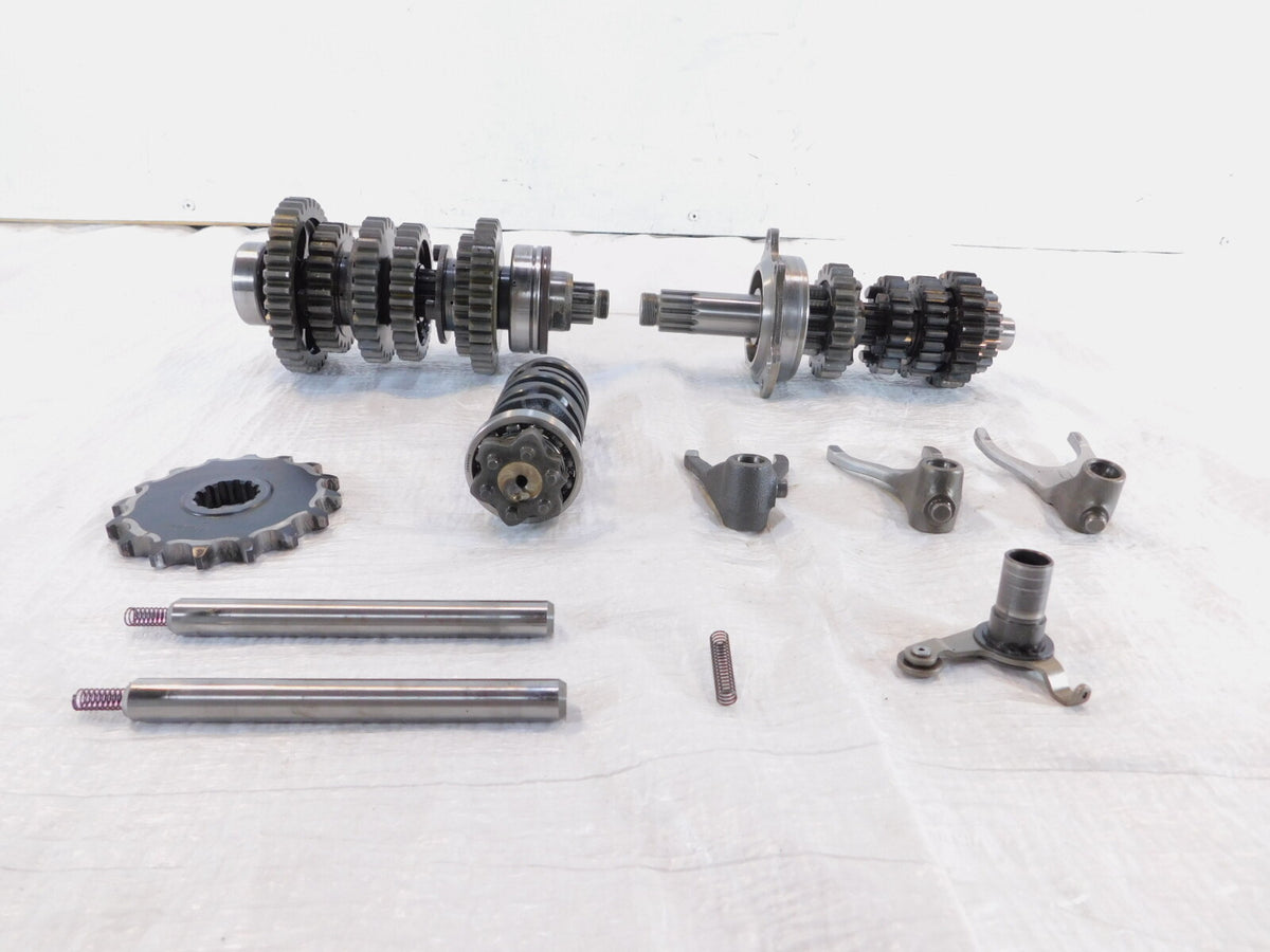 2004 2005 2006 Yamaha FZ6 FZ6S Transmission Gear w/ Shifter Drum & Shift Forks - C3 Cycle
