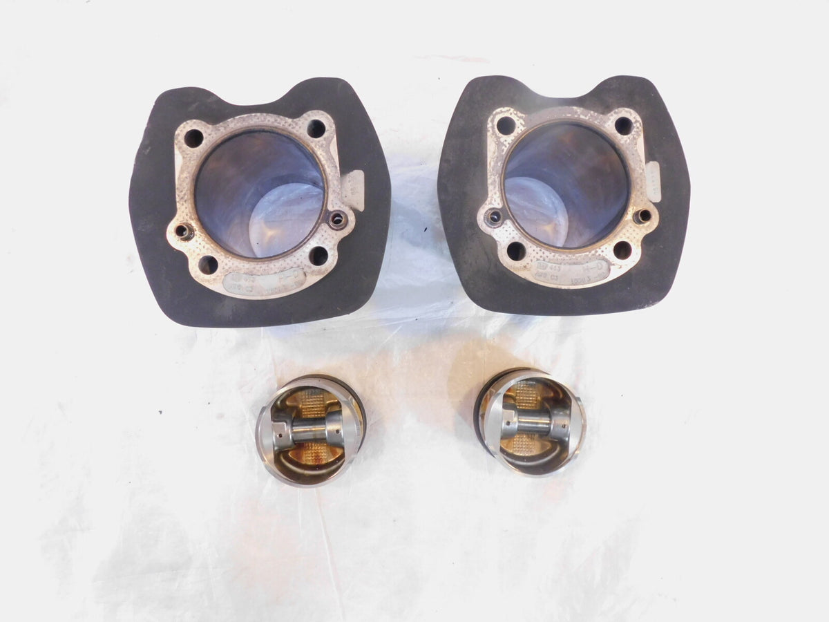 Harley Davidson Twin Cam Touring Dyna & Softail Engine Pistons & Black Cylinders - C3 Cycle