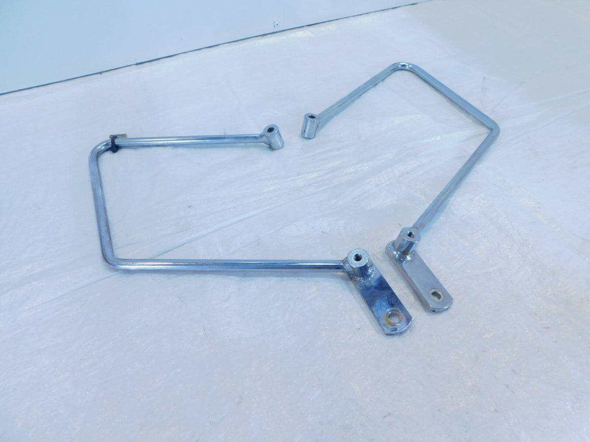 1999 Kawasaki Vulcan 1500 Classic Rear Back Saddlebag Mounting Brackets Chrome - C3 Cycle
