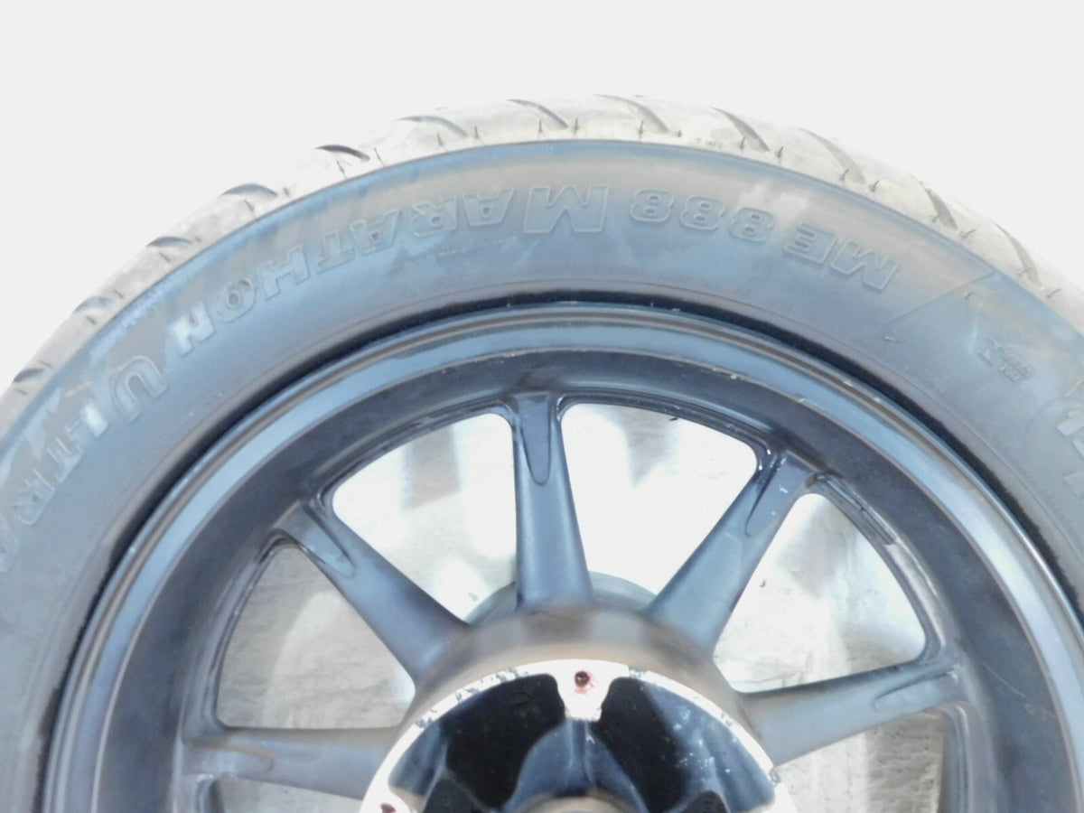 2011-2013 Kawasaki Vulcan 1700 Vaquero Black Front Cast Wheel Rim & Tire - C3 Cycle