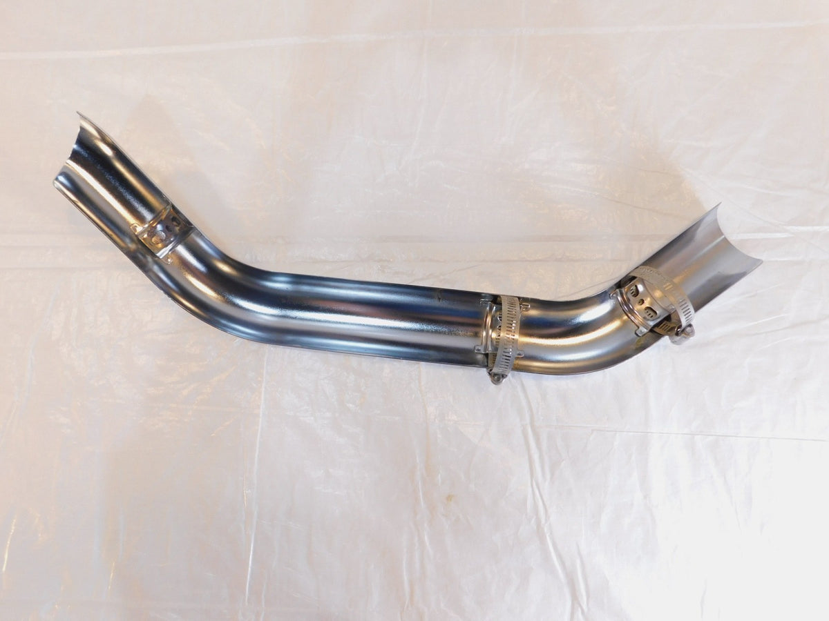 Harley Sportster 883 & 1200 Rear Chrome Exhaust Header Pipe Cover Heat Shield - C3 Cycle