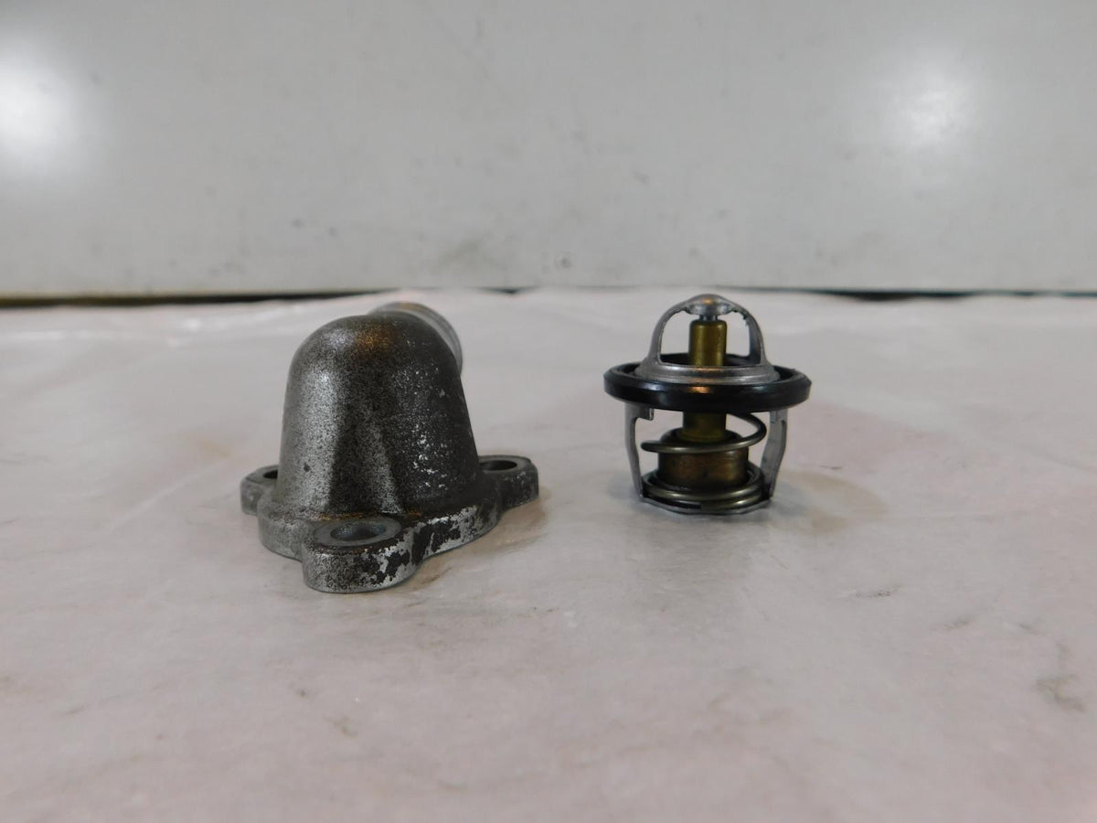 Kawasaki KLR650 KL650 KLR250 Mohave 250 Water Coolant Thermostat & Housing Cover - C3 Cycle