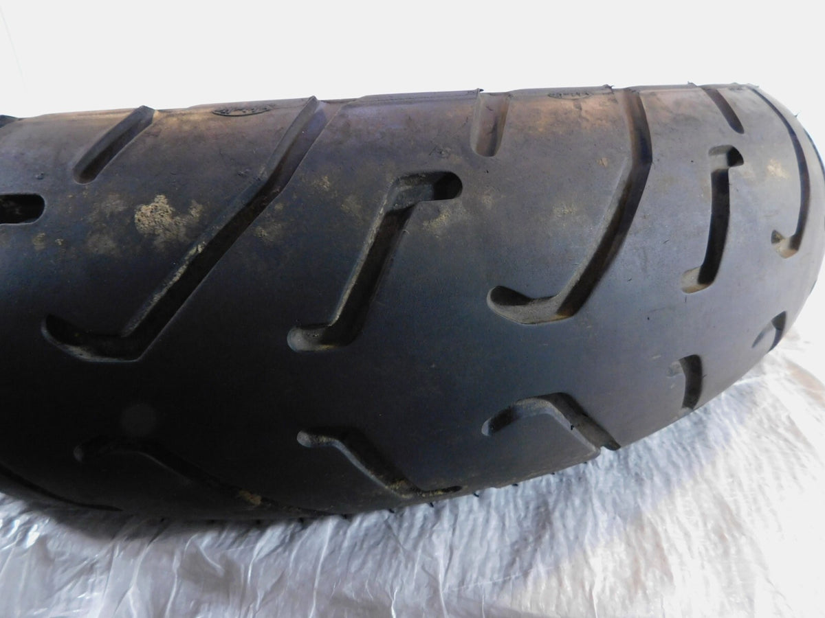 1996-2000 Honda Rebel CMX250 CMX250C Rear Spoked Wheel Rim & Hub 2.75x15 -Bent - C3 Cycle