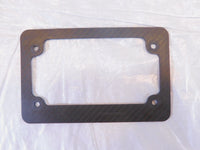 2005 05 BMW R1200ST R 1200 ST Black License Plate Frame Cover Holder Bracket - C3 Cycle