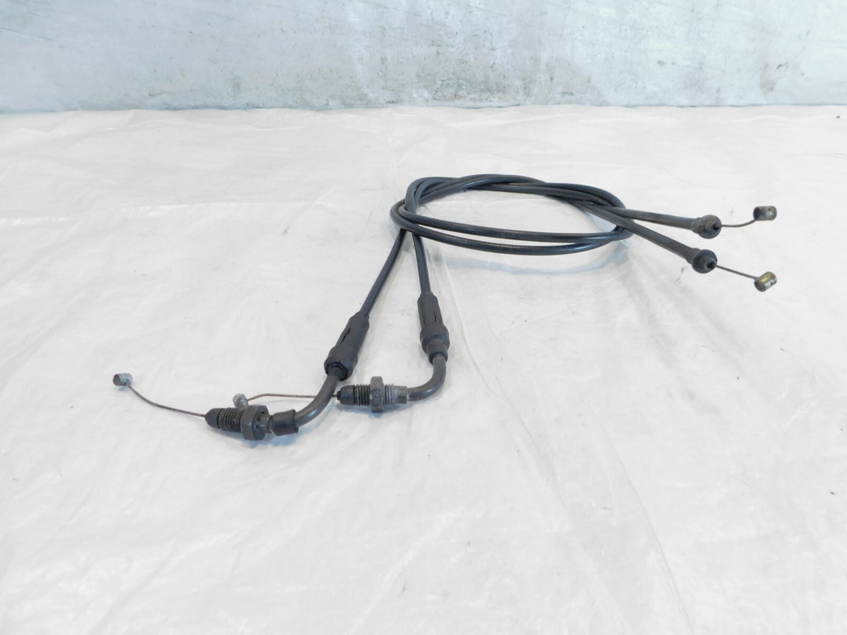 Moto Guzzi California 1100 Special Sport Alu Titanium Throttle Open/Close Cables - C3 Cycle