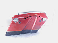 Harley Davidson Road King Street & Electra Glide Red & Black Left Saddlebag - C3 Cycle