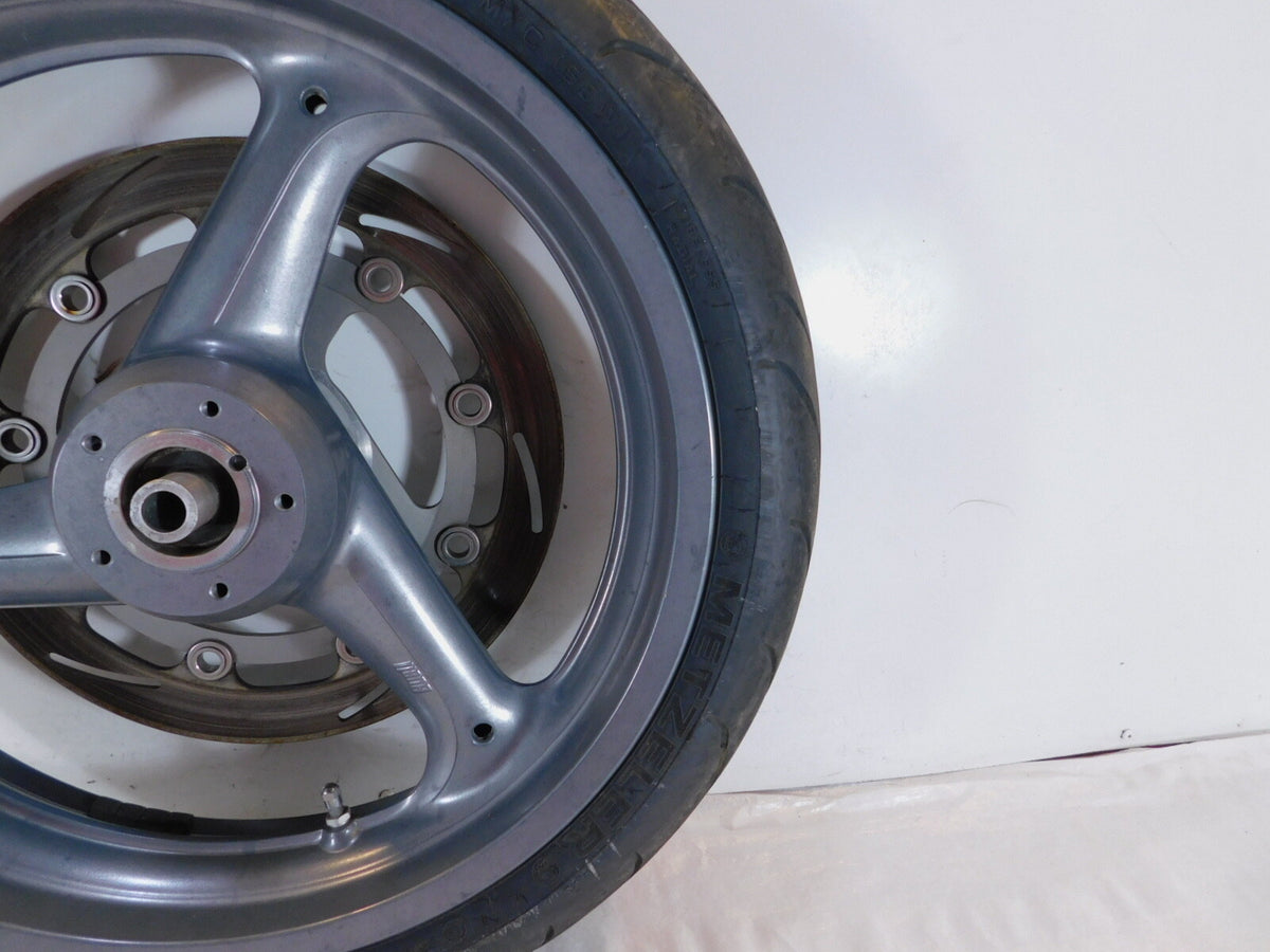 2000 Buell M2 Cyclone Cast Front Wheel Rim & Tire w/ Brake Disc Rotor - C3 Cycle