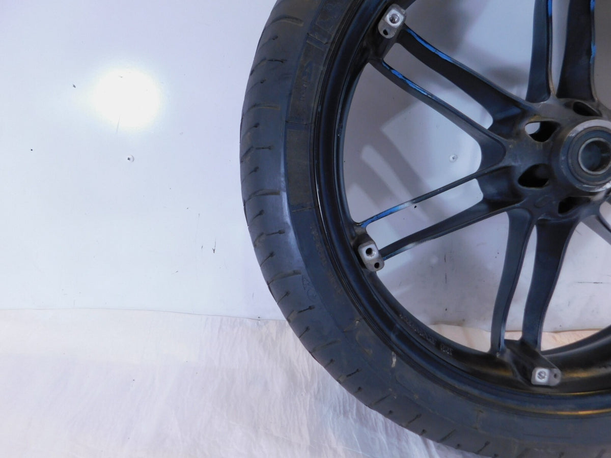 2006-2010 Buell XB XB12 XB12X Ulysses Cast 6 Spoke Front Black Wheel Rim & Tire - C3 Cycle