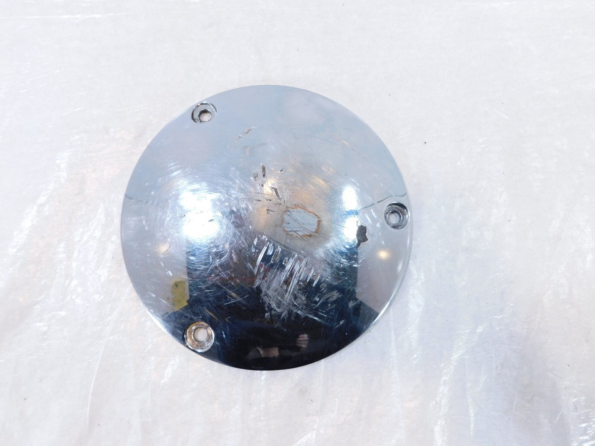 Harley Evo Softail Dyna & FXR Left Engine Motor Chrome Derby Clutch Cap Cover